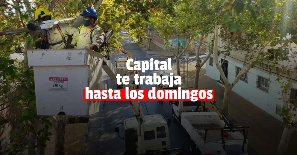 El trabajo en Capital no para ni en fin de semana