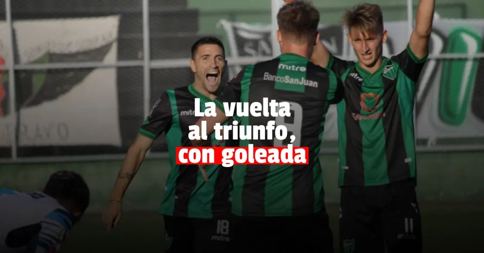 San Martín se reencontró con la victoria y goleó a San Telmo