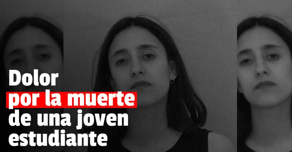 Dolor por la muerte de una joven estudiante