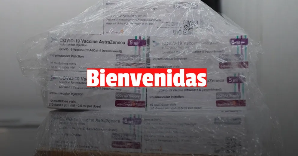 Llegaron 13.700 dosis de vacunas de AstraZeneca