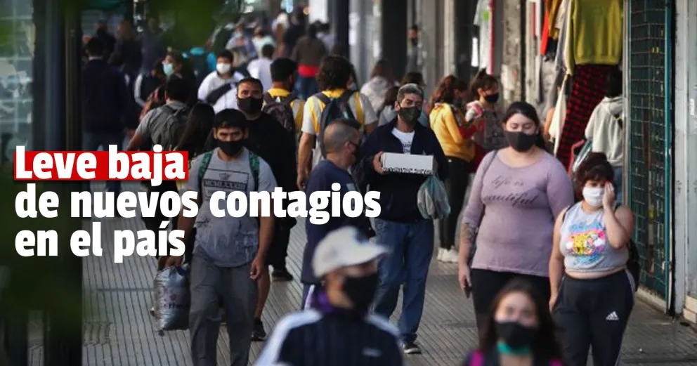 En Argentina se registraron 20.461 nuevos contagios