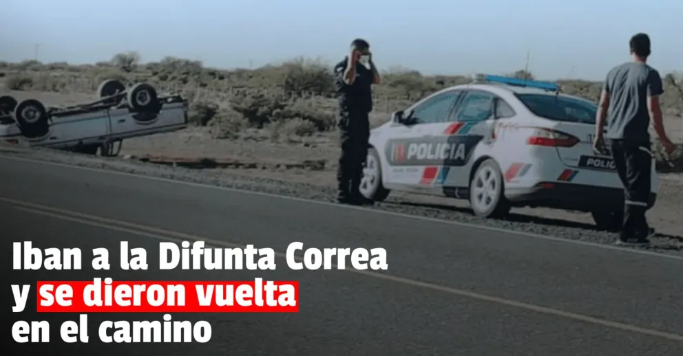 Venían de Mendoza y chocaron en el camino a la Difunta Correa