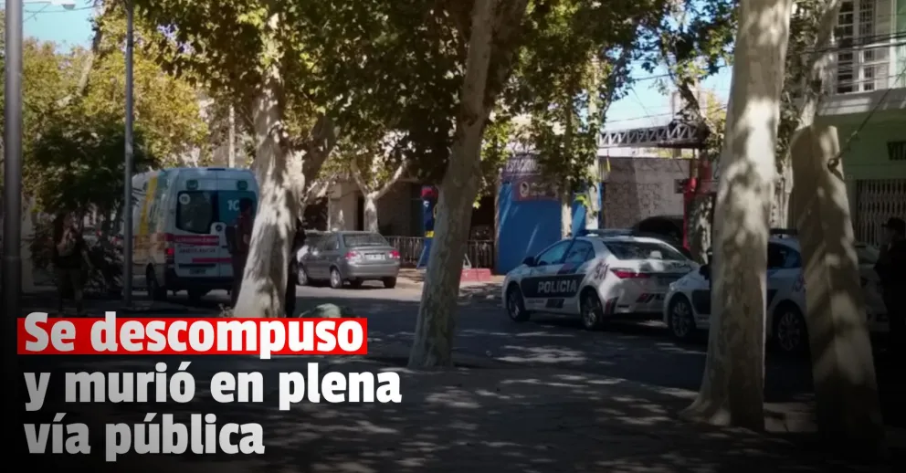 Un hombre falleció en medio de una plaza céntrica tras descompensarse