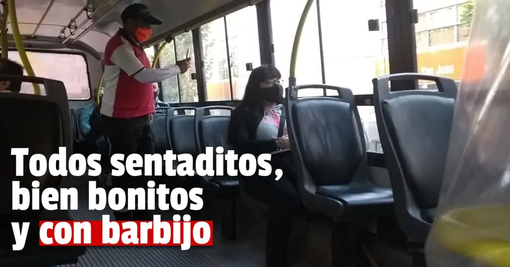 Este es el protocolo sanitario vigente para el transporte público de pasajeros