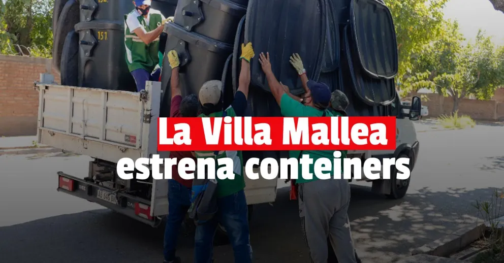 Más contenedores de residuos para la Villa Mallea