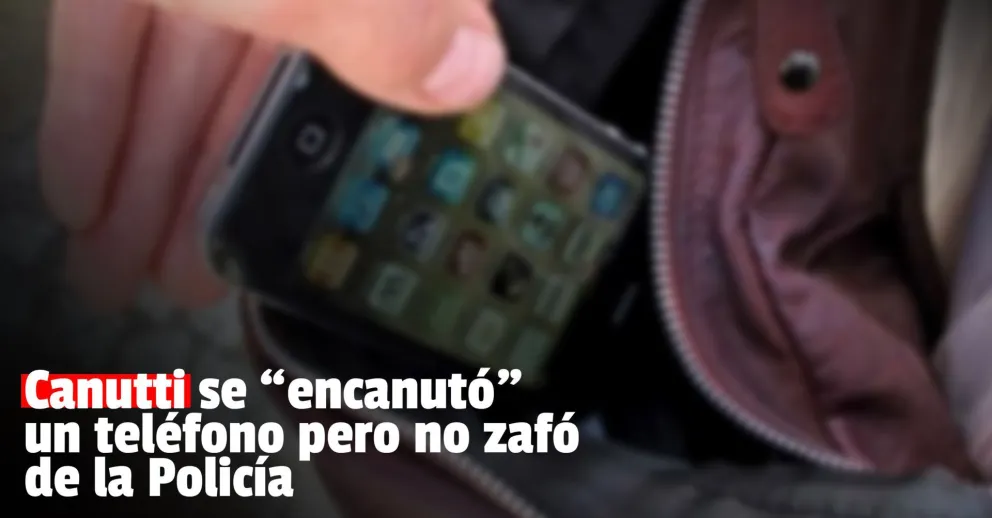 Le robó el celular a un menor, creyó zafar de la Policía pero terminó en el calabozo
