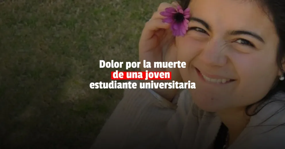 Dolor por la muerte de una joven estudiante universitaria