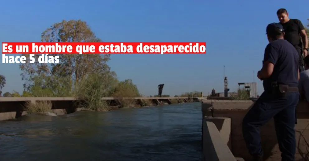 El cuerpo encontrado sin vida en un canal sería un hombre que estaba desaparecido