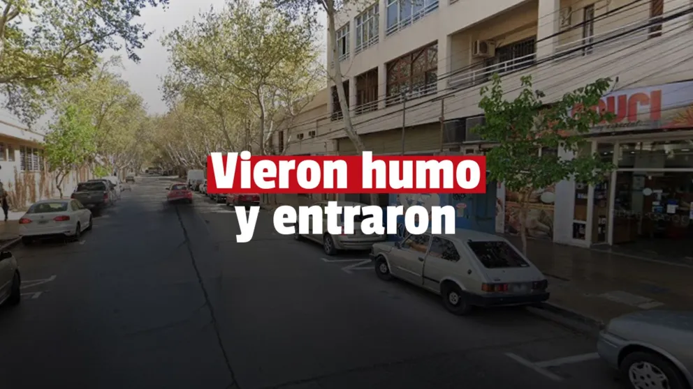 Bomberos vieron un humo, actuaron rápido y evitaron un grave incendio