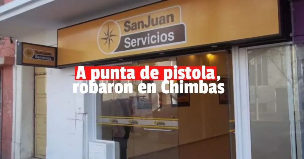 Robaron un San Juan Servicios y se llevaron 40 mil pesos