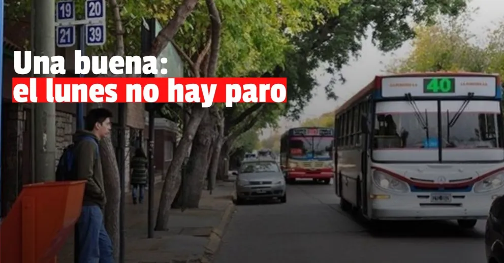 Dictan conciliación obligatoria con UTA y el lunes no habrá paro de colectivos
