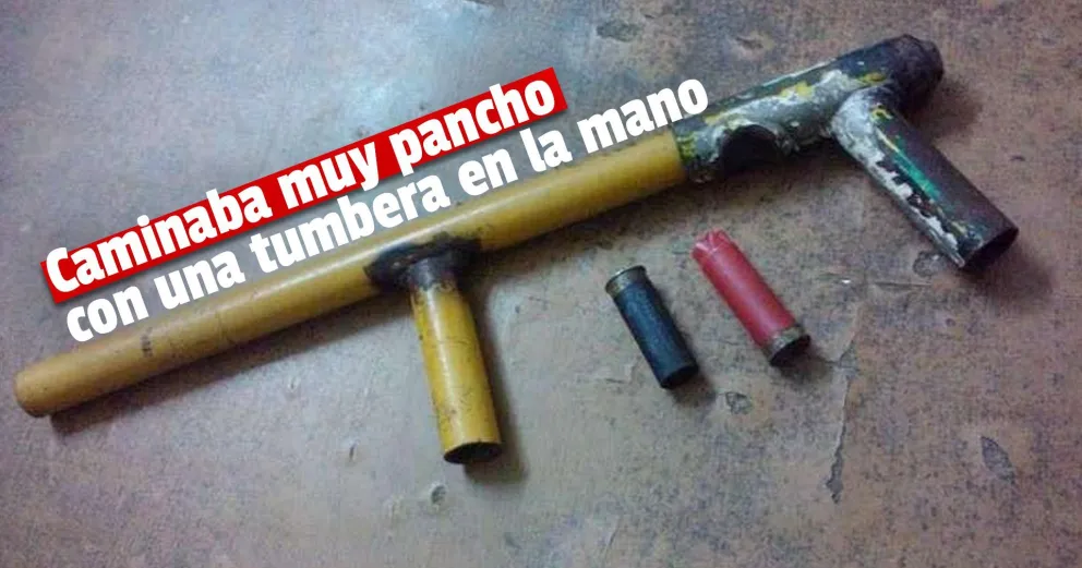 Detuvieron a un hombre que circulaba por la vía pública con un arma