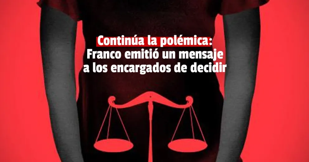 El hombre que se opone a que su ex pareja practique un aborto se mostró públicamente y sostuvo su postura