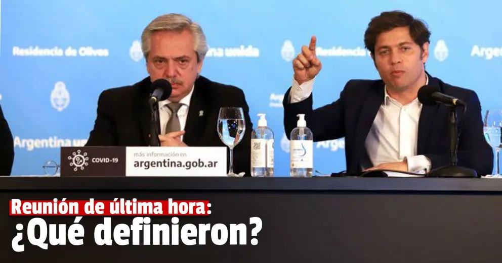Alberto Fernández analizó con Kicillof la situación sanitaria de Buenos Aires