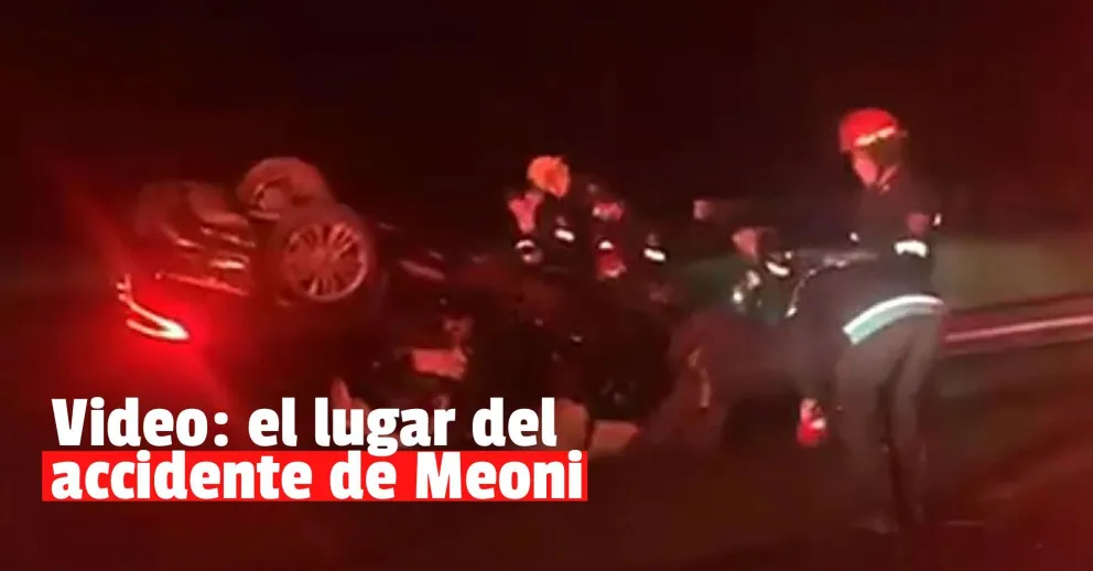 Video: el lugar en donde se accidentó el ministro Meoni