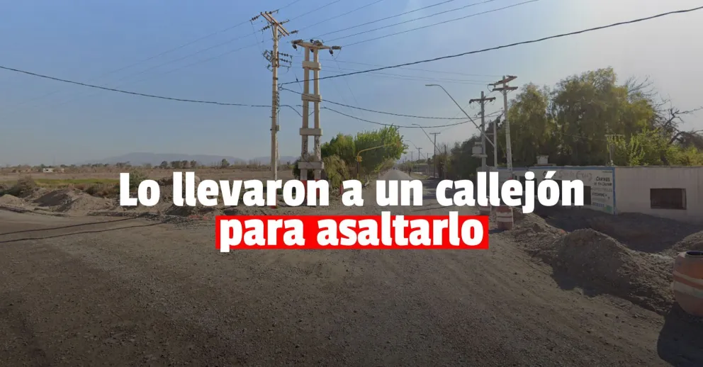 Fue abordado por ladrones, lo llevaron a un callejón y lo golpearon