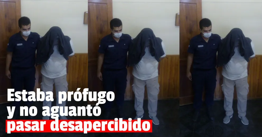 Tenía un pedido de captura y lo atraparon ocasionando disturbios en la vía pública