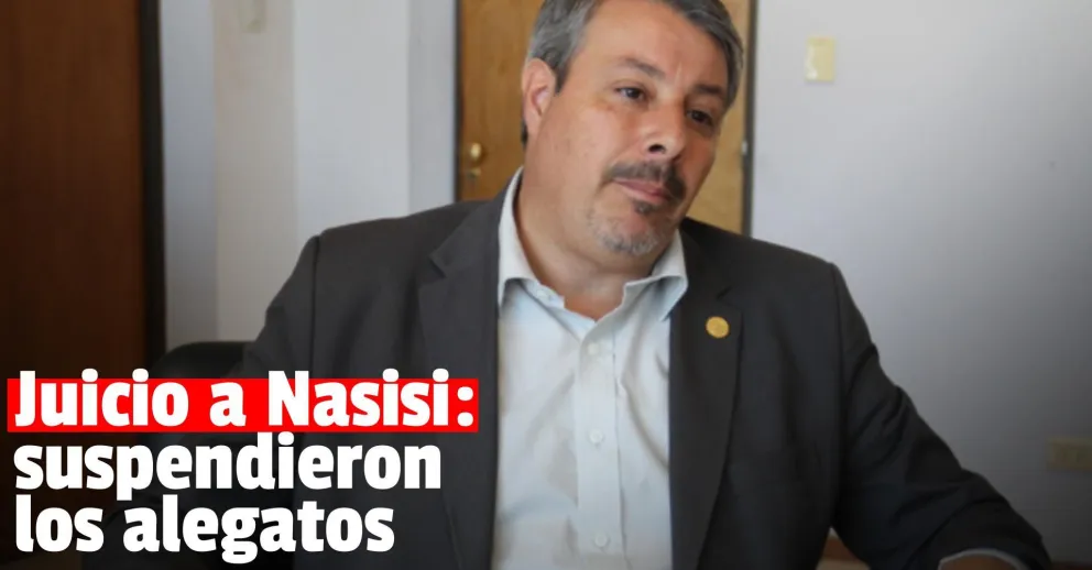 Juicio a Nasisi: por la falta de un elemento de prueba, se suspendieron los alegatos