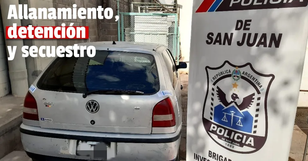 Allanamiento en Rawson: un detenido por el robo de tres garrafas de un carro de comidas