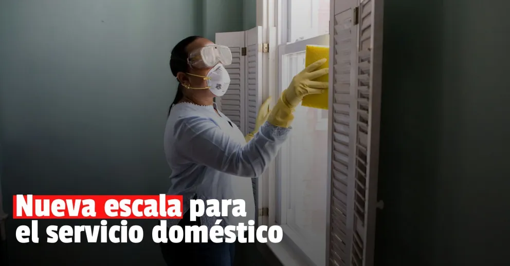 Sube la hora de servicio doméstico: conocé cómo quedó la nueva escala