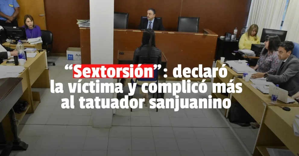 Caso de "sextorsión": declaró la joven que denunció al tatuador