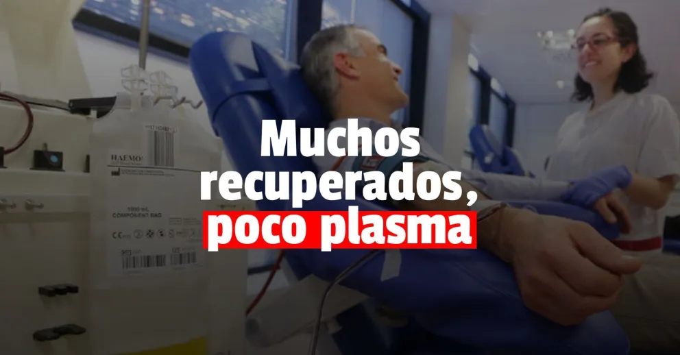 Preocupa la poca cantidad de recuperados que dona plasma
