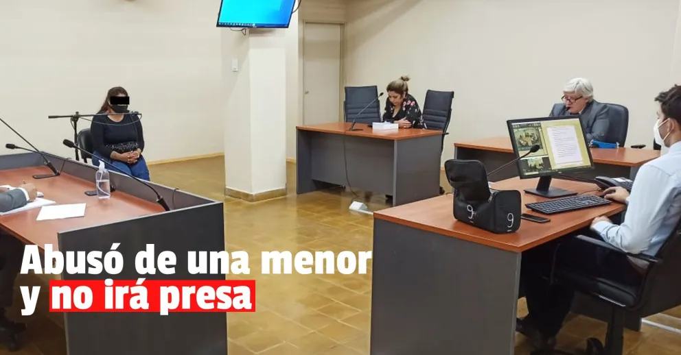 Condenaron a tres años de prisión condicional a una mujer por abusar sexualmente de una menor