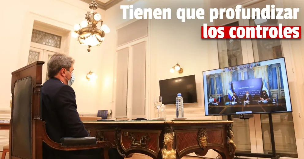 Alberto Fernández les pidió más controles a los gobernadores