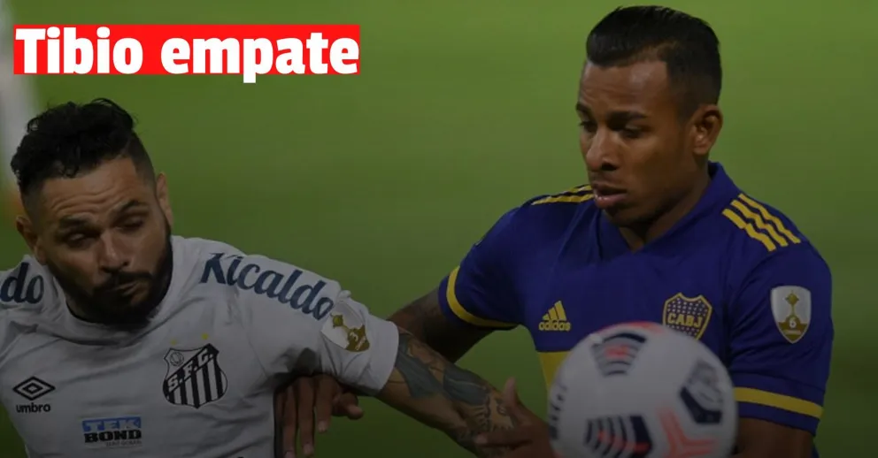 Boca y Santos no se sacan diferencias