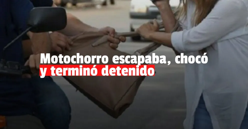 Capital: luego de una persecución detienen a un reconocido motochorro