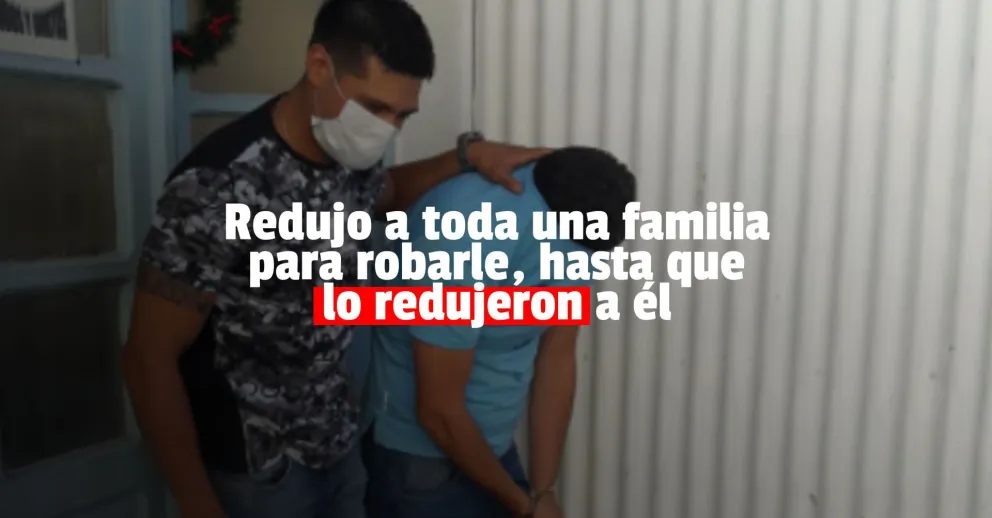 Redujo a una familia a punta de cuchillo: dos semanas después, lo detuvieron