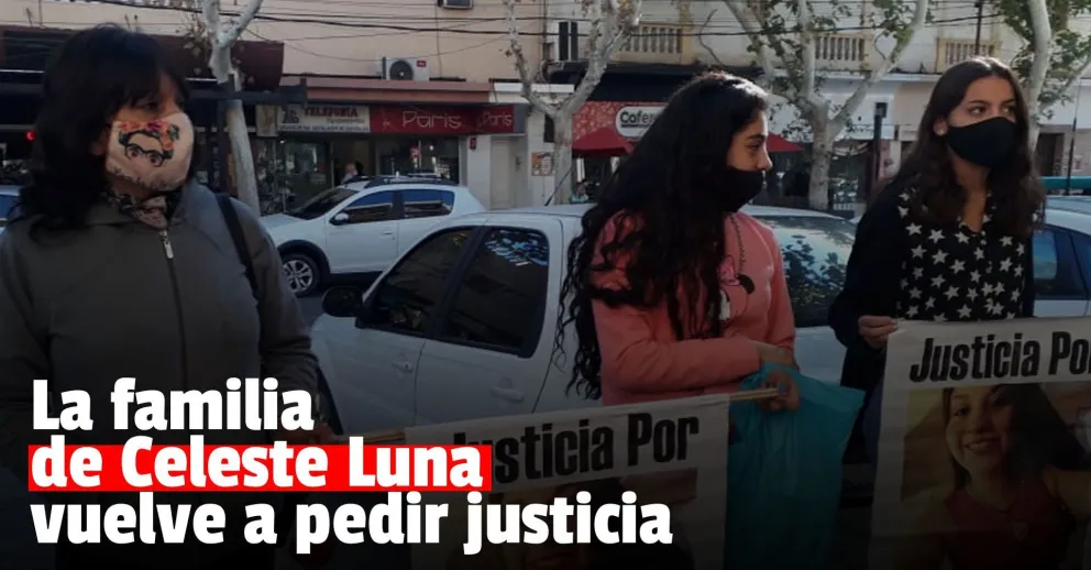 La familia de Celeste Luna volvió a pedir por el juicio del femicida de la joven