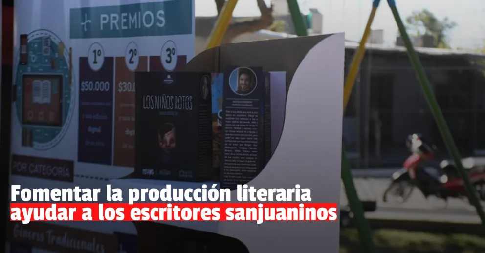 Chimbas y Capital hicieron el lanzamiento del Concurso Literario San Juan Escribe