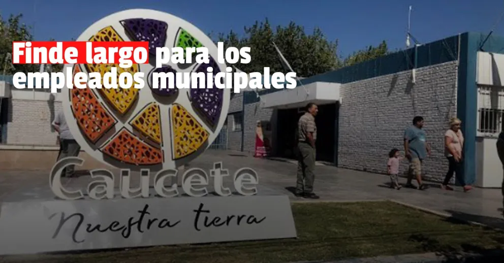 Caucete: el lunes 3 de mayo hay asueto para los empleados municipales