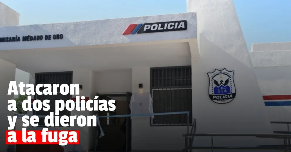 Efectivos policiales se encontraban de recorrida y fueron atacados por delincuentes