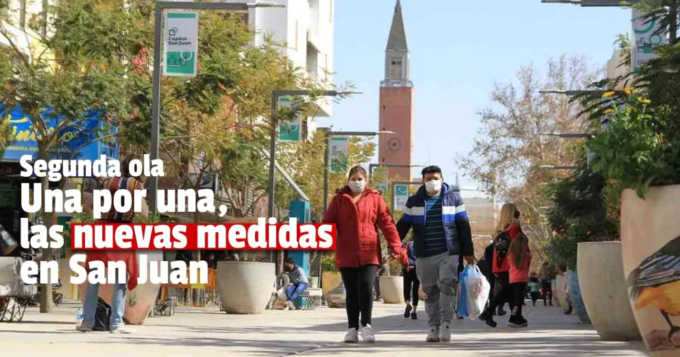 Desde este lunes San Juan suma restricciones a distintas actividades