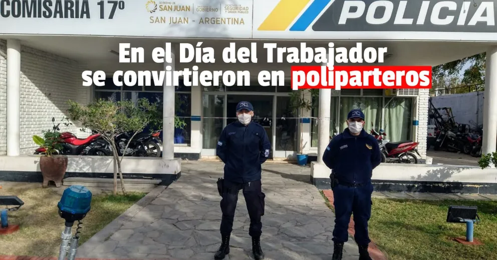 Poliparteros: ayudaron a una madre a dar a luz en Chimbas