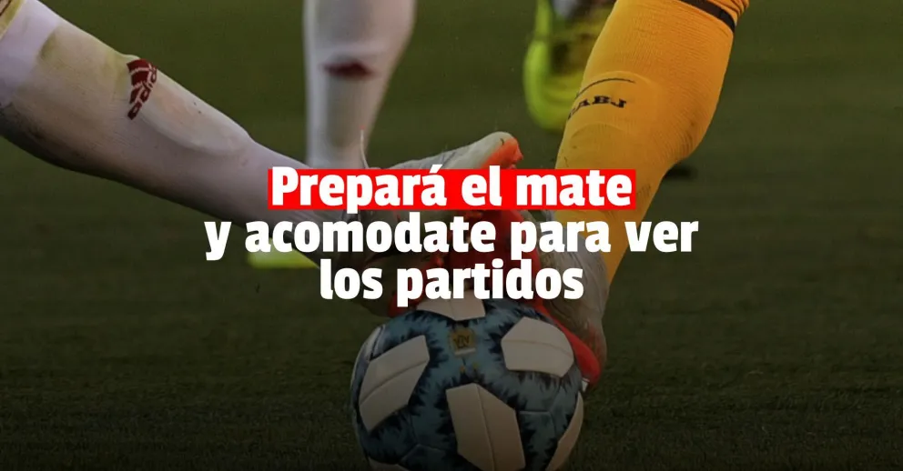 El domingo estará cargado de partidos desde temprano