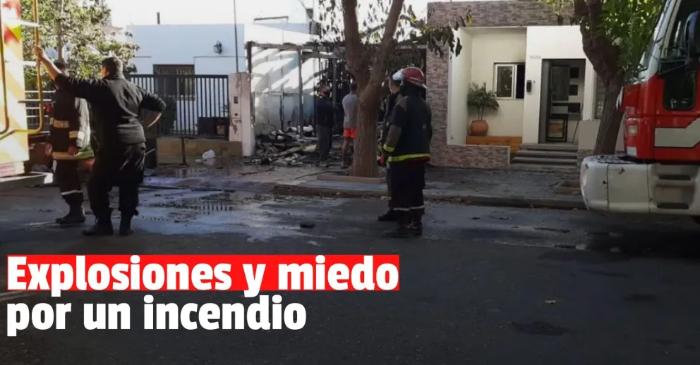 Pérdidas totales por un tremendo incendio en Indumentarias Danyo