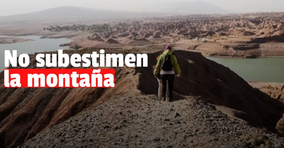 Geras rescató a personas extraviadas del cerro Tres Marías