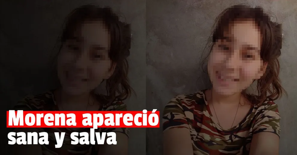 Encontraron a la menor que estaba desaparecida