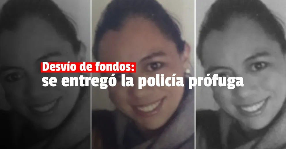 Desvío de fondos: se entregó la policía prófuga