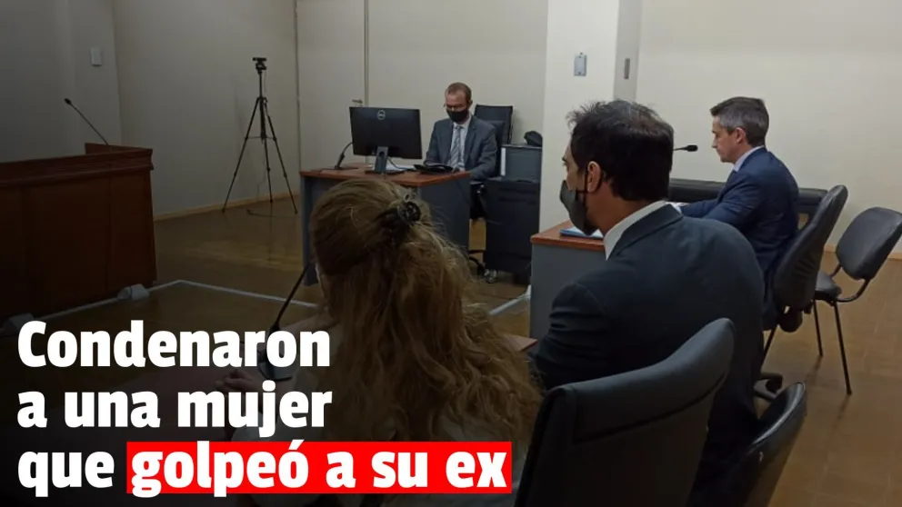 Condenaron a una mujer pegarle a su ex pareja