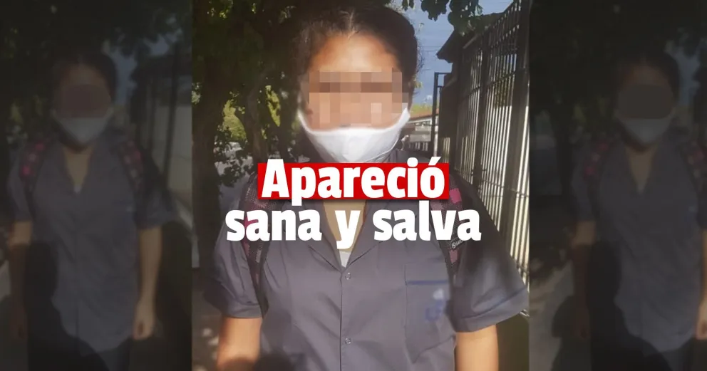 Apareció Kiara la joven de 13 años que estaba desaparecida