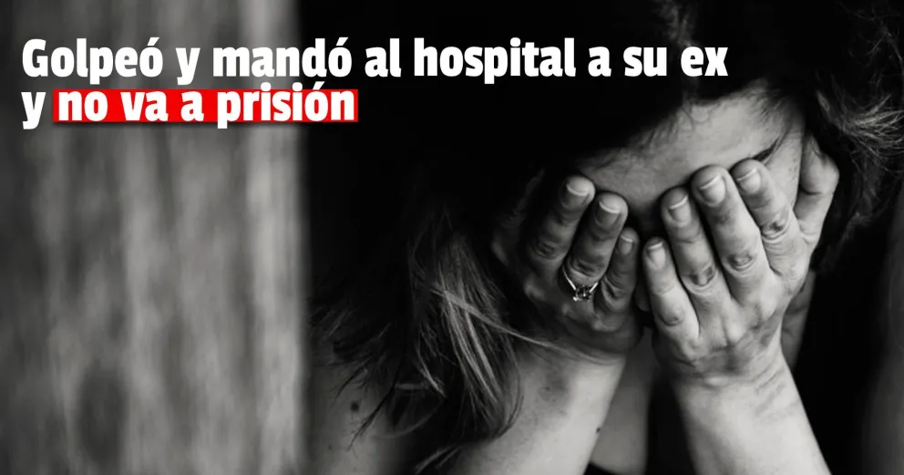 Condenaron al hombre que golpeó y la partió la nariz a su ex