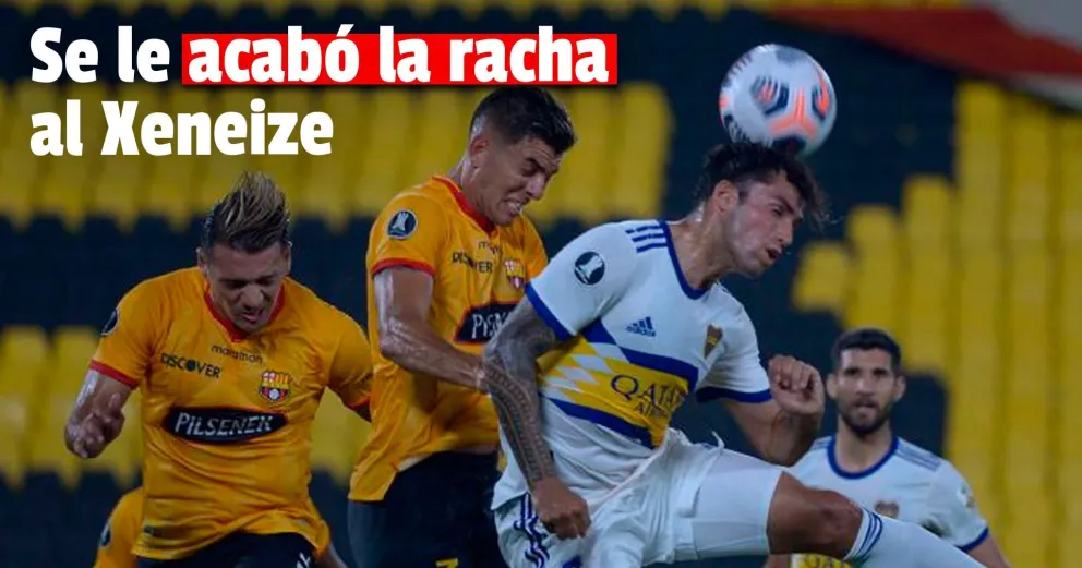 Boca no pudo con Barcelona y sufrió su primera derrota en la Libertadores