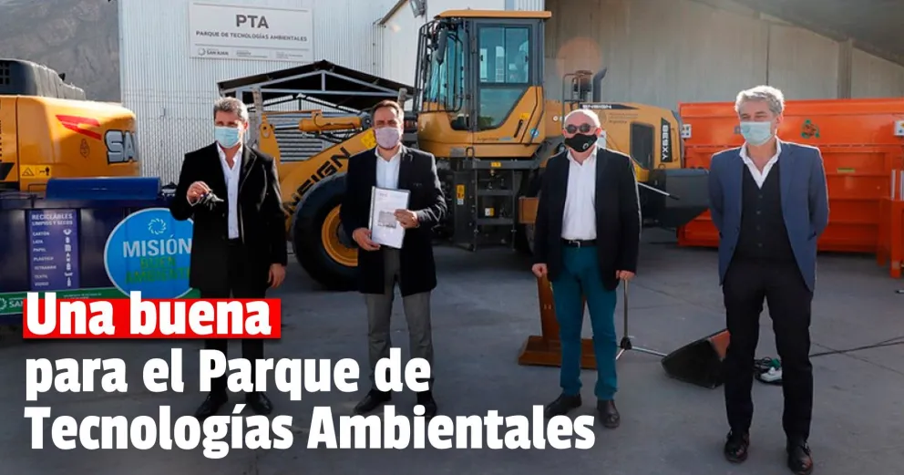 El Parque de Tecnologías Ambientales recibió maquinaria por más de $100 millones