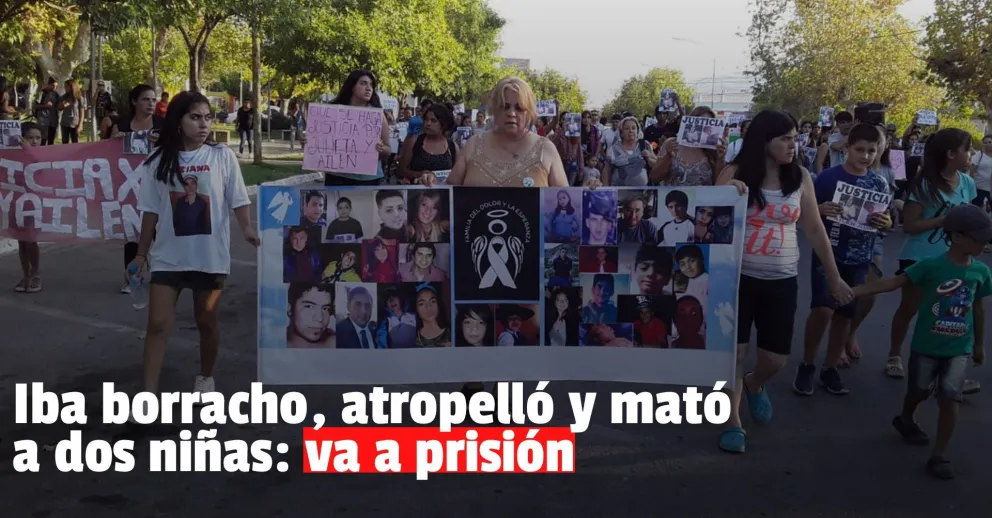 Condenaron con prisión efectiva al hombre que atropelló y mató a dos niñas en Pocito