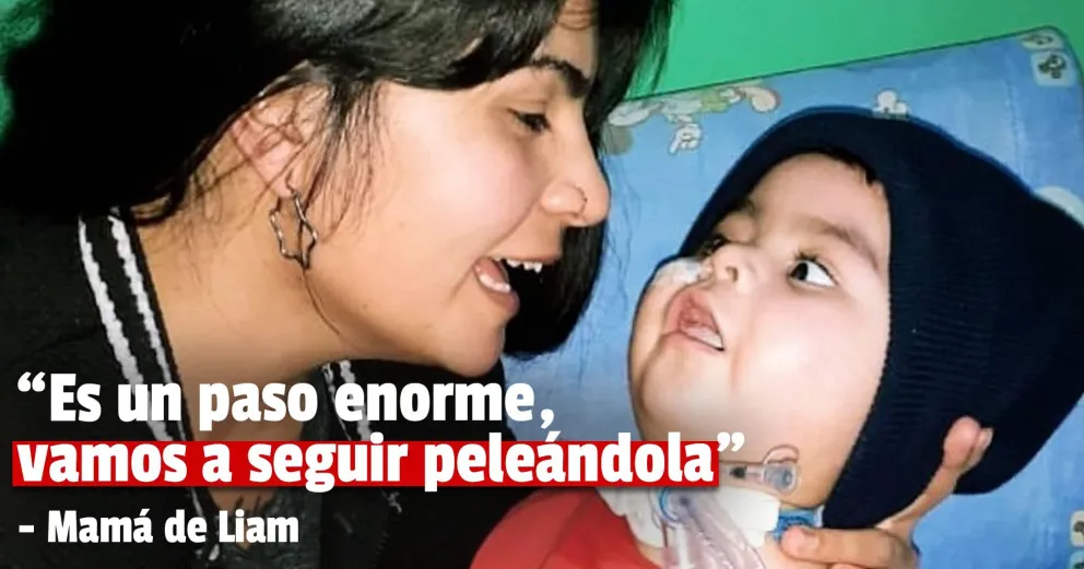 La alegría de la mamá de Liam tras conocerse que avanza el tratamiento