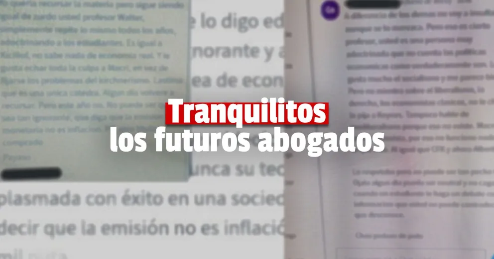 Alumnos de Abogacía insultaron a un profesor en medio de una clase virtual